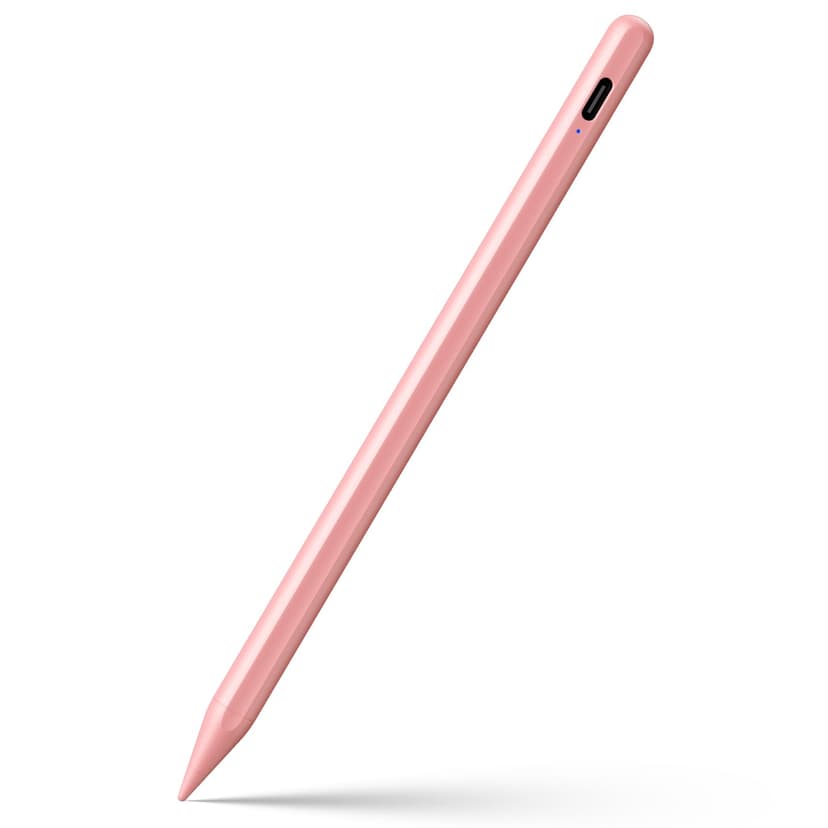 Stylus Pen for iPad 6th-11th Generation-2X Fast Charge Active Pencil Compatible with 2018-2026 Apple iPad Pro 11"/12.9"/M4, iPad Air 3/4/5/M2/M3/M4,iPad mini 5/6/7 Gen-Pink | Tilt Sensitivity, USB-C C