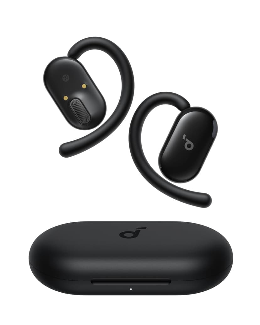 Soundcore V20i by Anker Open Ear Earbuds, Open Ear Headphones True Wireless | Adjustable Hooks, Ultra-Comfort, Snug Fit, Power Sound, Clear Calls, IP55, 36H Playtime, Bluetooth 5.4, Multipoint Connect