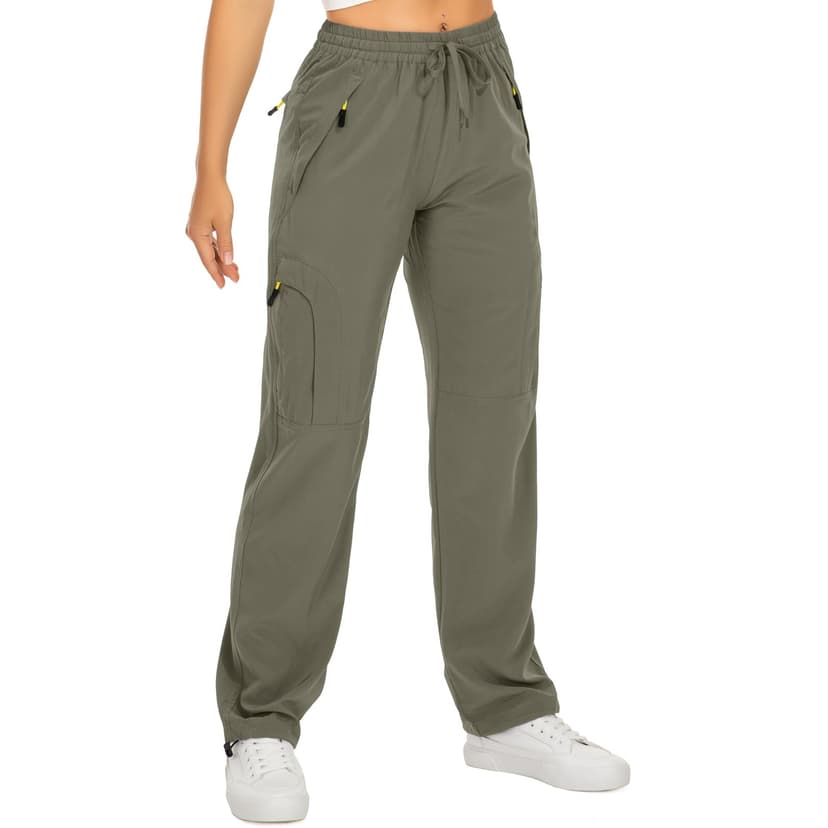 Toomett Women‘s Hiking Cargo Pants UPF 50 Quick Dry with Zipper Pockets | Lightweight, Travel, Golf, Safari,sun protection,water resistant