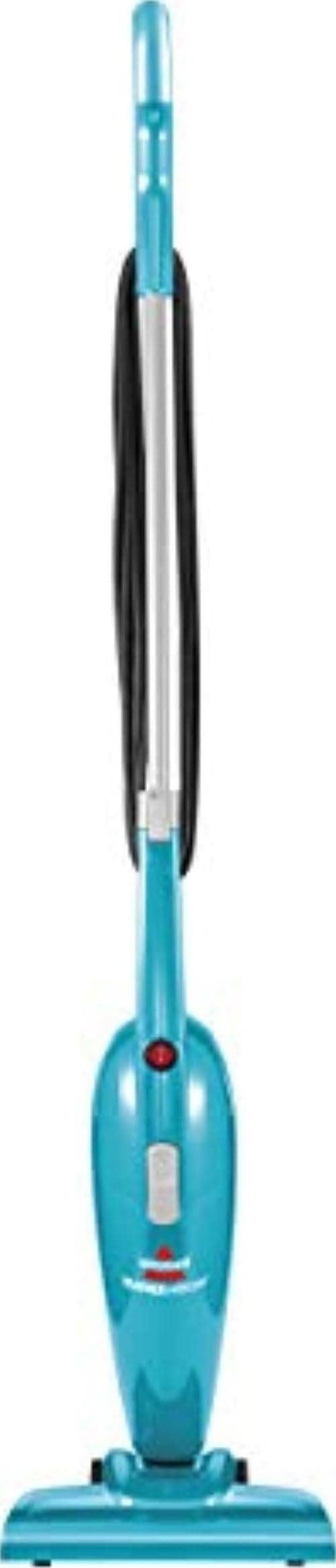 Bissell 2033 Featherweight Stick Lightweight Bagless Vacuum and Electric Broom with Crevice Tool for Hard Floors and Carpets, Blue | Converts to hand vacuum, under 4 lb, 15 ft power cord, crevice tool