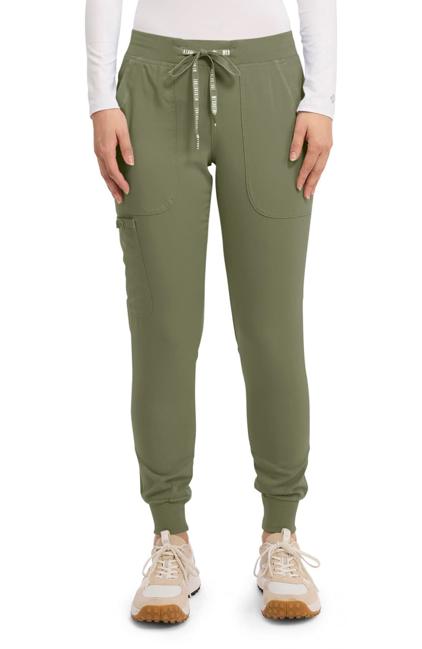 Med Couture Touch Scrub Pants for Women Cargo Jogger Bottoms 5 Pockets