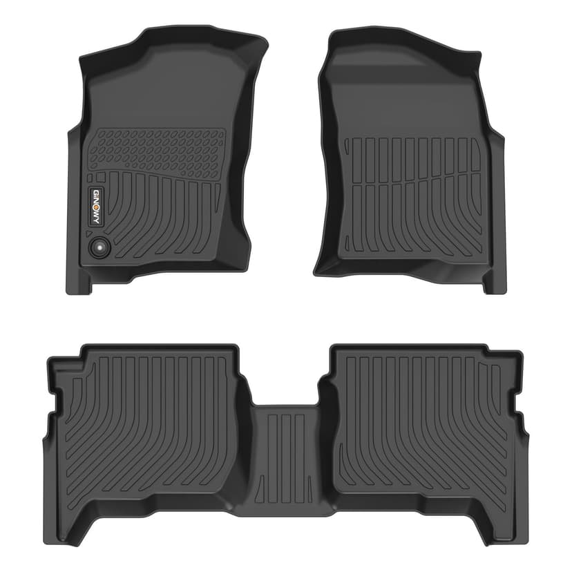 GINOWY-Floor Mats for Toyota 4Runner 1996-2002,1st+2nd Row,TPE All Weather Car Mats Custom Fit Rubber Floor Liners Car Accessories for Toyota 4Runner