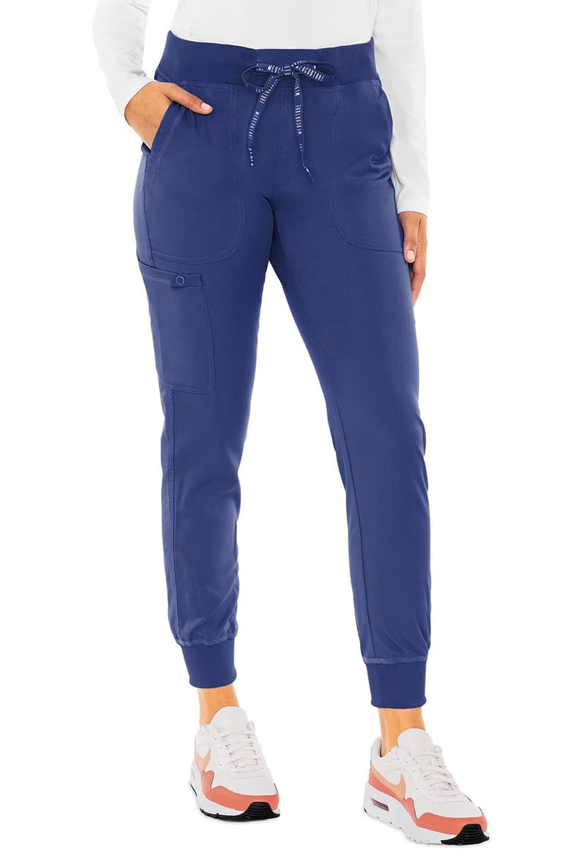 Med Couture Touch Scrub Pants for Women Cargo Jogger Bottoms 5 Pockets