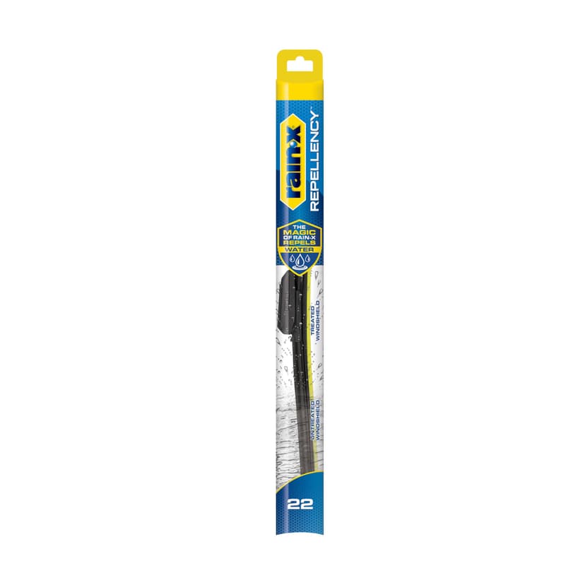 Rain-X 810322 Repellency Water Repellent Wiper Blades, 22" Windshield Wiper, All Weather Streak-Free for Enhanced Visibility w/Water Repellency Formula [Amazon Exclusive]