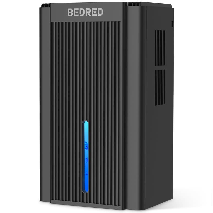 BEDRED Dehumidifier, 95OZ Dehumidifier for Home 1000 sq ft - Quiet with Auto Shut Off & Relaxing 7 Color Ambient Light, Ideal for Livingroom, Bedroom, Basement (Black)