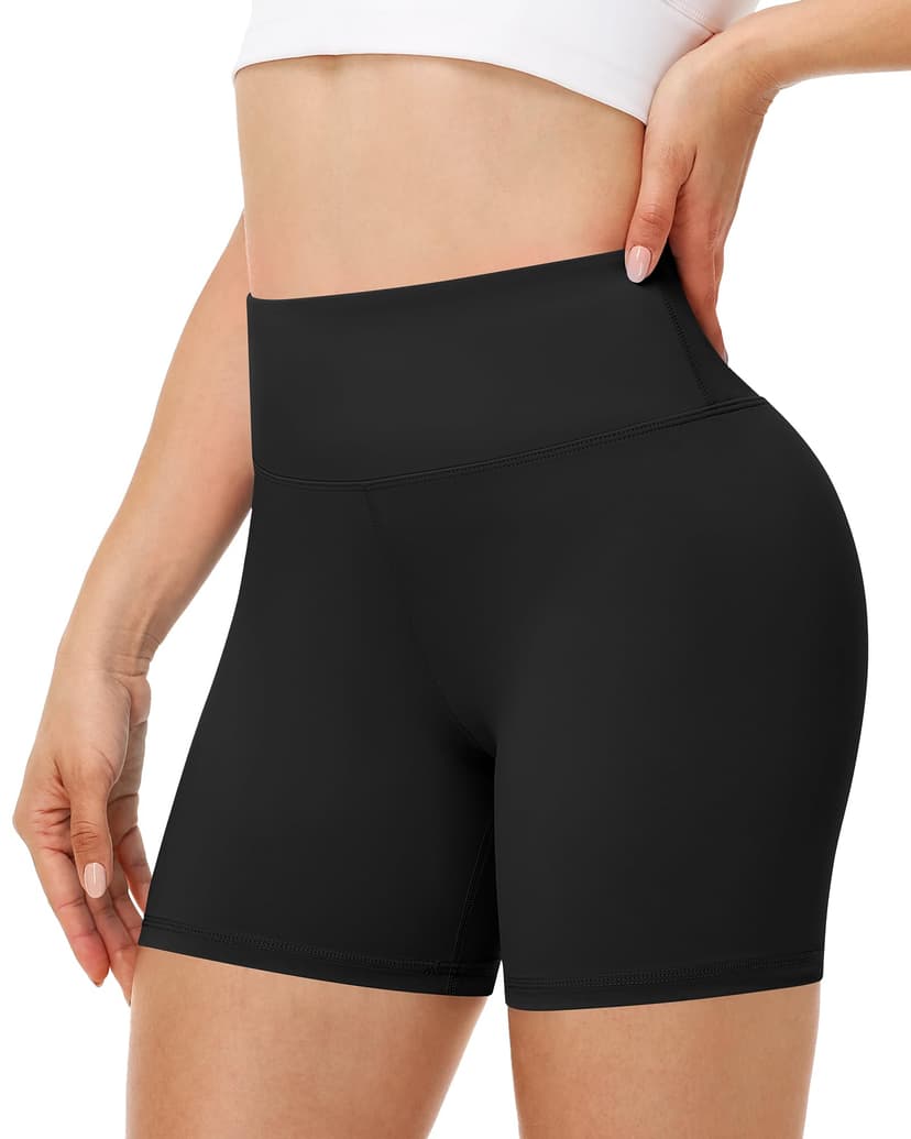 Runhit Women's Workout Biker Shorts - 3"/5"/8" High Waisted Tummy Control Spandex Booty Shorts for Volleyball Gym Yoga Dance