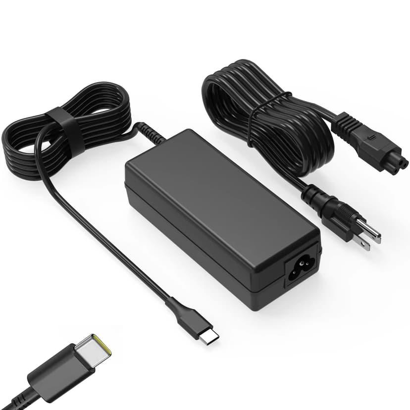 SLE-TECH Universal Chromebook Charger USB C 65W for HP Dell Lenovo Acer | Compatible with HP x360 14c, Dell 3100 3110 3120, Lenovo 100e 300e 500e, Acer Spin 713, Samsung Chromebook 4, PD Type-C