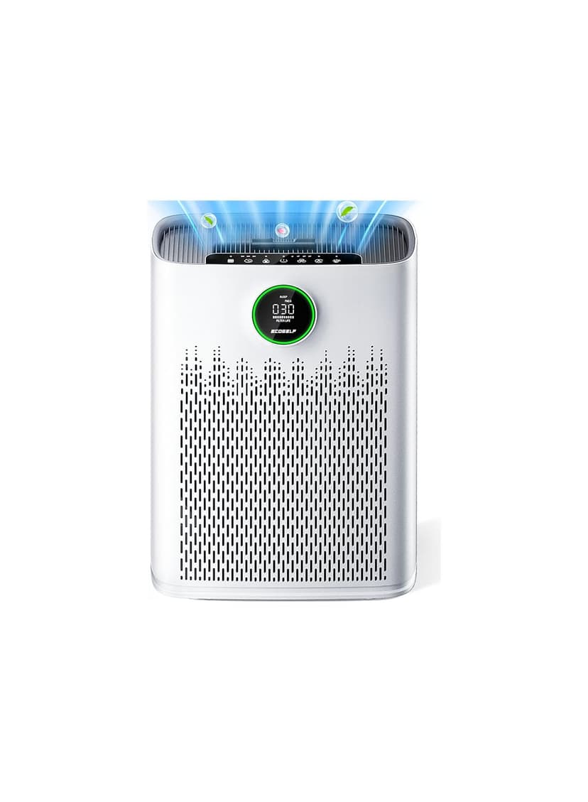 Air Purifiers for Home Large Room, Cover Up to 2400 Ft² with True HEPA Filter, Smart Mode, PM2.5 Air Quality Display, 22dB Sleep Mode, Aromatherapy with 2X-Purification & 360°Air Outlet, HAP603