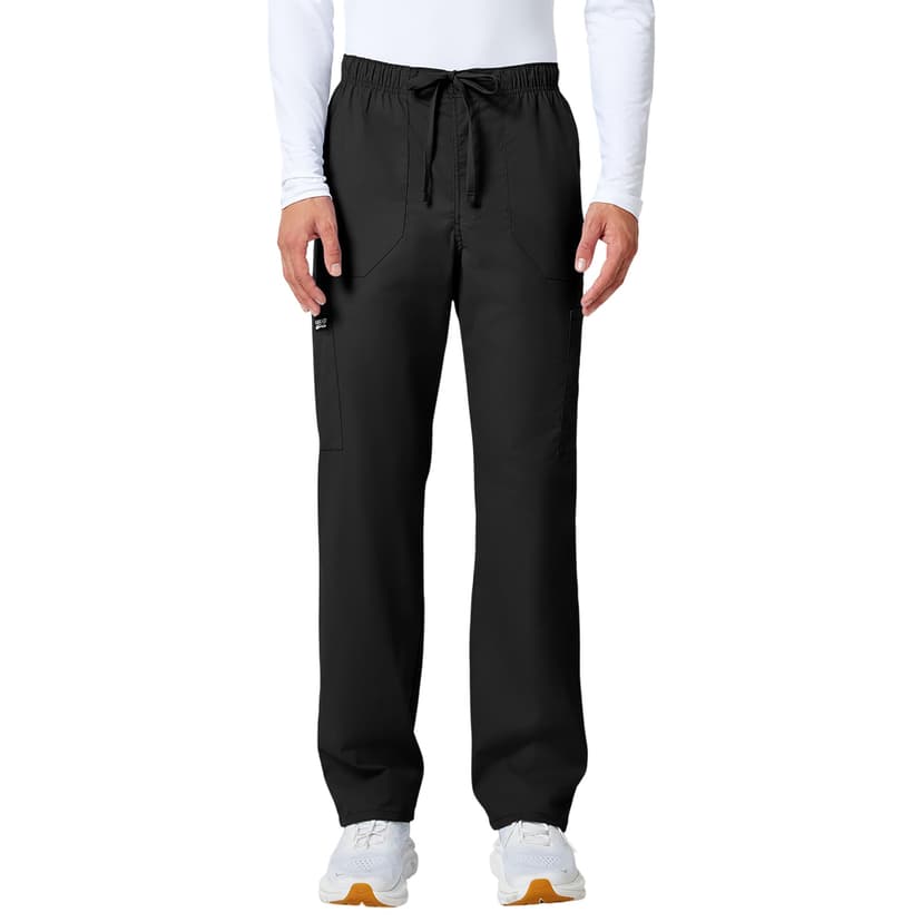 Cherokee WW Professionals Scrubs for Men Tapered Leg Cargo Scrub Pants | 5 Pockets, Comfortable Fabric, 2-Way Stretch, Zip Fly, Drawstring, Easy Care, Active Shifts, Made for Nursing Professionals