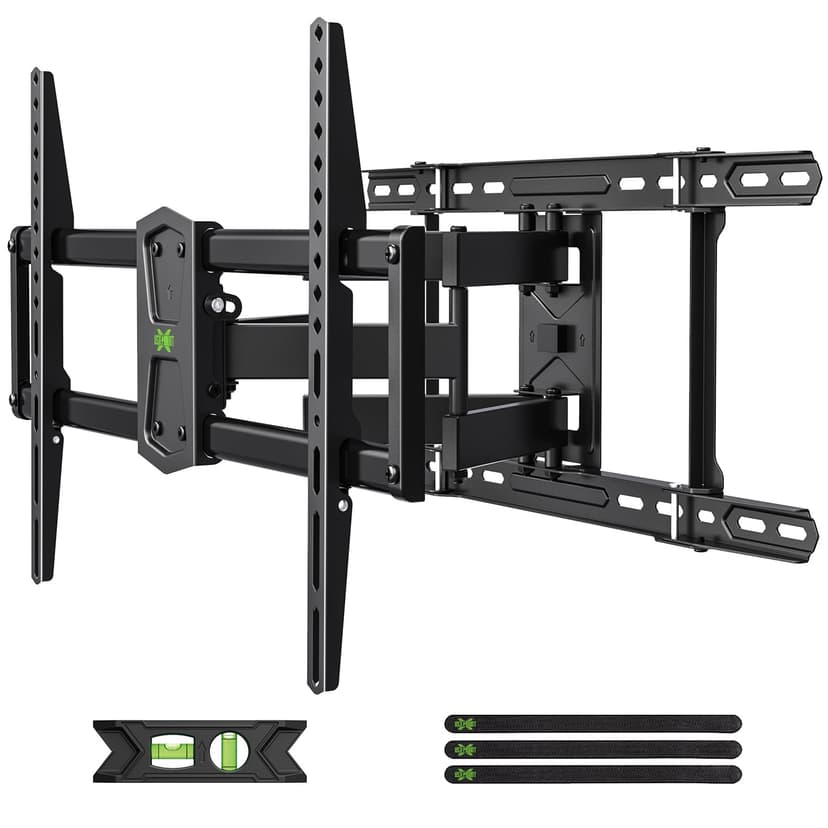 USX Mount Full Motion TV Wall Mount 42"-84" TVS, Fits 16" 18" or 24" Studs, Heavy Duty TV Mounts Bracket with Dual Articulating Arms Tilt Swivel Extension Max VESA 600x400mm, Weight Capacity 110lbs