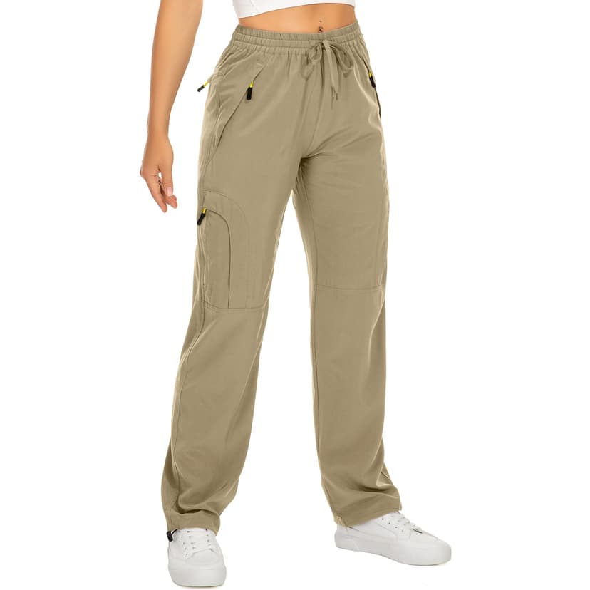 Toomett Women‘s Hiking Cargo Pants UPF 50 Quick Dry with Zipper Pockets | Lightweight, Travel, Golf, Safari,sun protection,water resistant