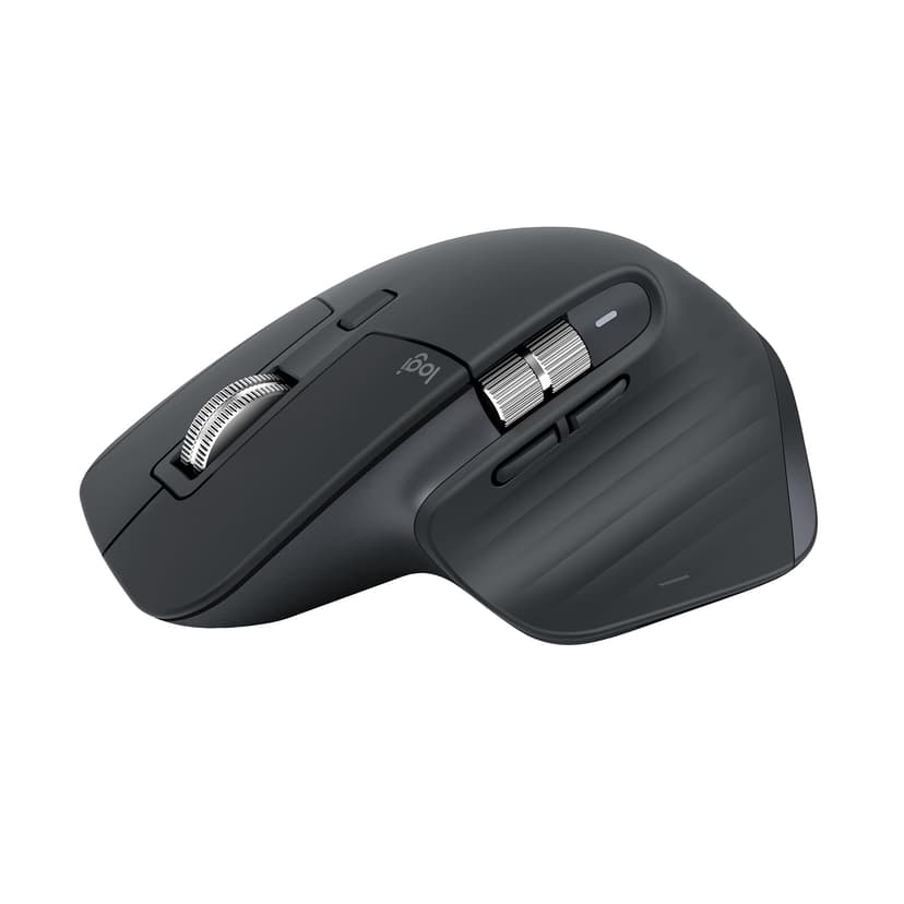 Logitech MX Master 3S Bluetooth Wireless Mouse No Receiver - Graphite | MagSpeed Scrolling, 8K DPI tracking, Quiet clicks, Programmable buttons, Bluetooth, Windows PC, Mac, Linux, Chrome
