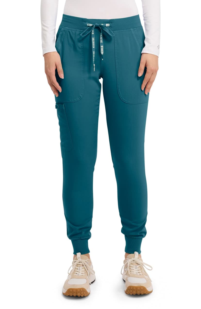 Med Couture Touch Scrub Pants for Women Cargo Jogger Bottoms 5 Pockets