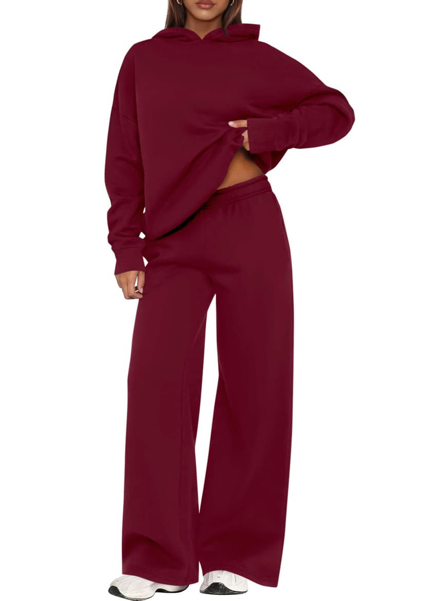 PRETTYGARDEN 2 Piece Lounge Sets for Women Matching Sweatsuits | Oversized Hoodies & Baggy Wide Leg Sweatpants,Casual Sweat Set,Workout Tracksuit,Airport Travel Outfits,Fashion Fall Clothes