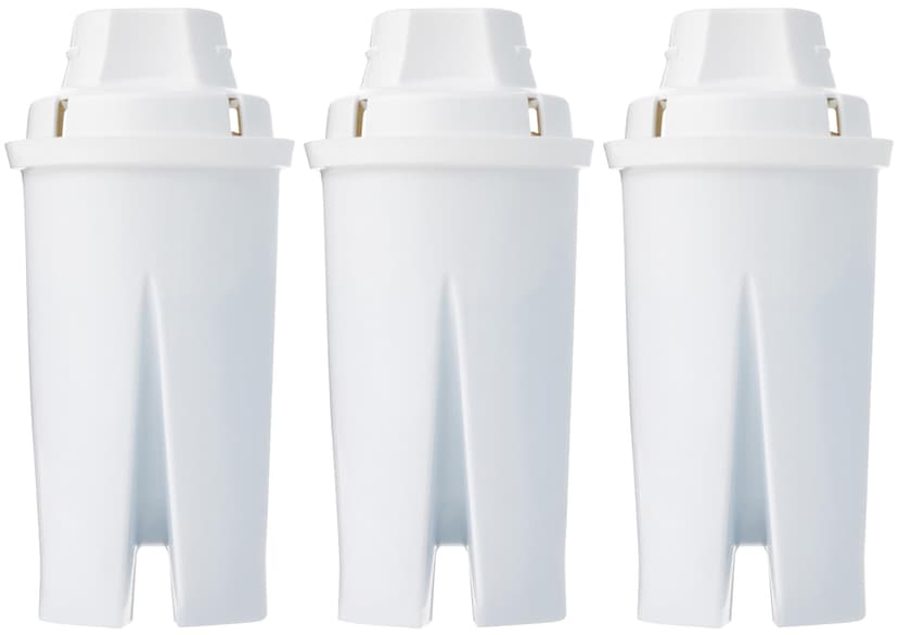 Amazon Basics Enhanced Replacement Water Filters for Water Pitchers, BPA-Free, WQA & NSF Certified, Compatible with Brita Water Pitchers & Drinking Water Filter Systems, 6 Month Filter Supply, 3-Pack