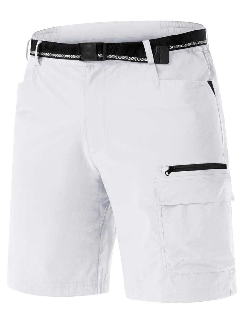 TACVASEN Men's Summer Outdoor Shorts 7"/10" Cargo Casual Golf Hiking | Lightweight Quick Dry Water Resistant, Stretch Breathable Moisture Wicking, 5 Pockets Dress Fishing Travel Work, No Belt