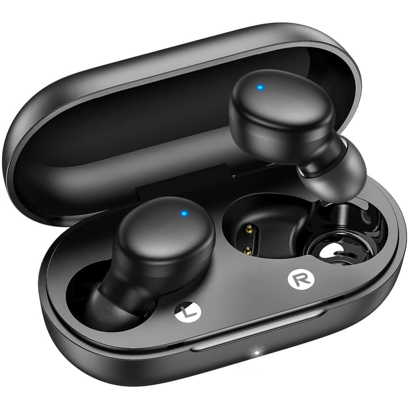 kurdene Wireless Earbuds Bluetooth 5.3 Light Weight in Ear Headphones | Premium Sound Bass Ear buds with Charging Case,Smart Touch Control,Built in Mics Headset,Clear Calls for Sports Workout