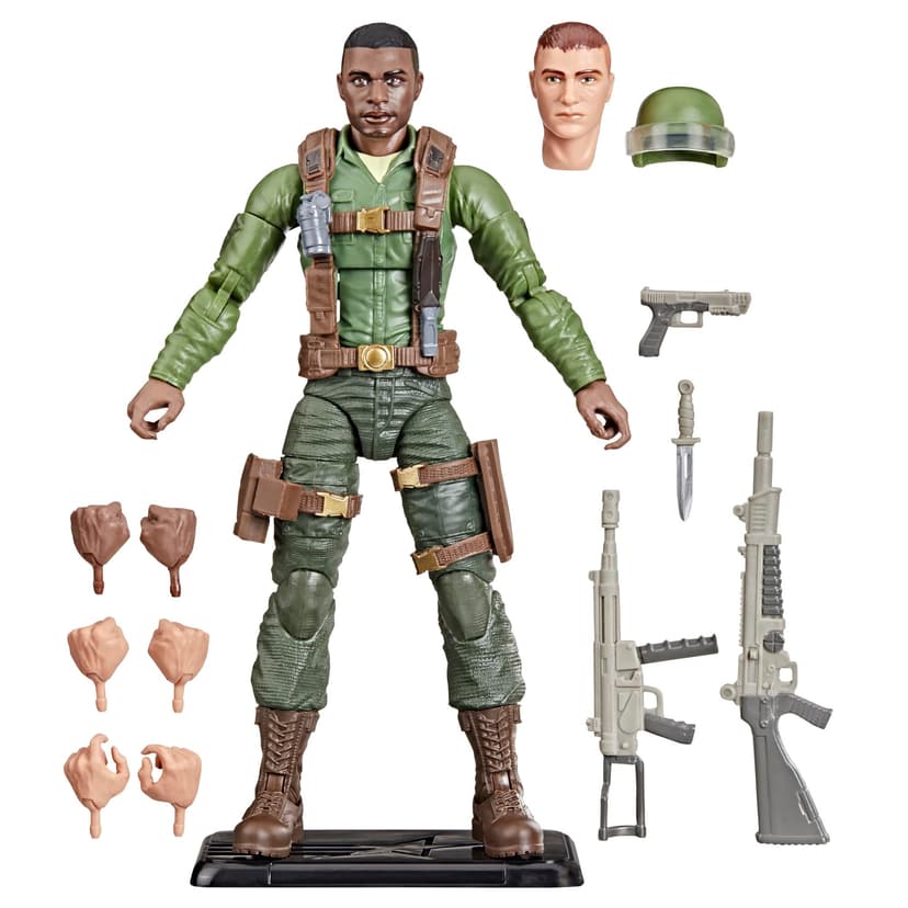 G.I. Joe Classified Series Retro Cardback G.I. Joe Trooper, Collectible 6 Inch Action Figure with 14 Accessories