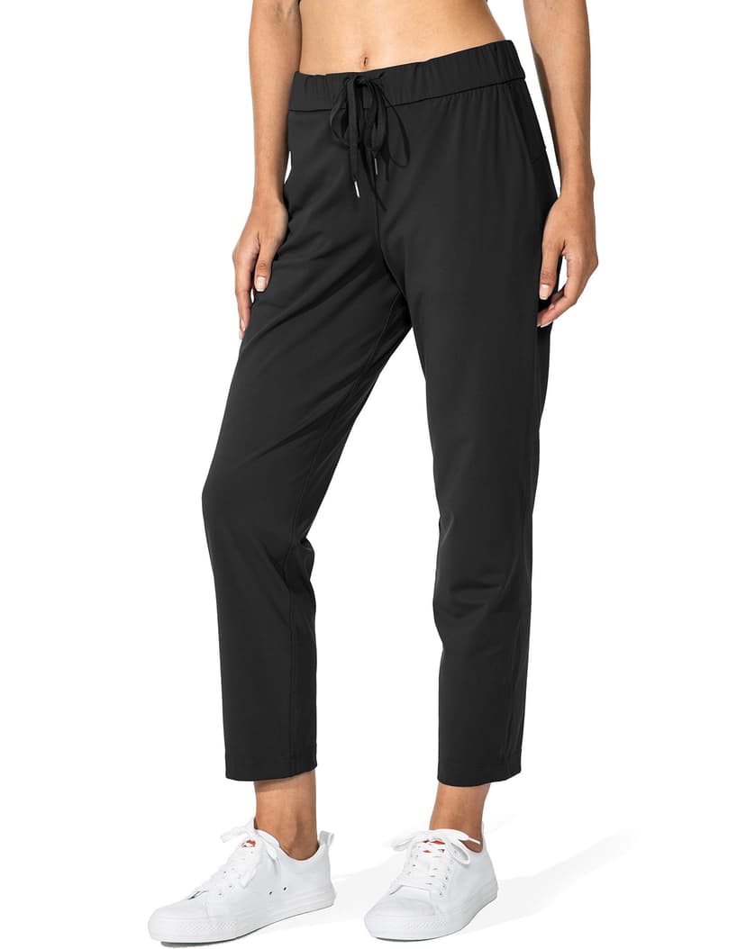 G Gradual Women's Pants with Deep Pockets 7/8 Stretch Ankle Sweatpants | Golf, Athletic, Travel, Lounge, Business Casual, Teacher, Drawstring Waist, Butter Soft 4-Way Stretch, Lightweight