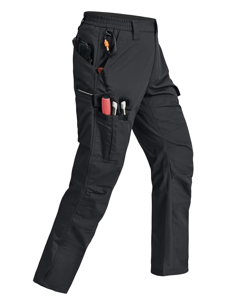 Rapoo Mens Cargo Pants Ripstop Water Resistant Breathable Tactical Hiking Pants with 7 Pockets