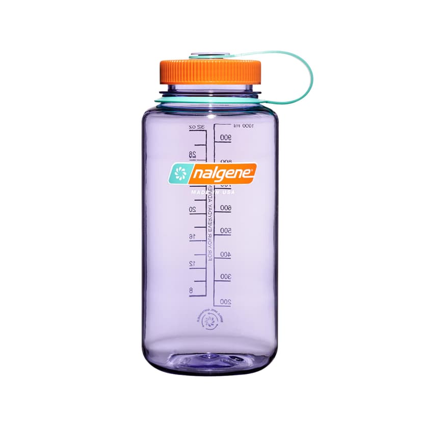 Nalgene 32 oz Wide Mouth Water Bottle | BPA-Free, Durable & Leak Proof, Lightweight Bottle for Hiking & Gym, Work & Travel