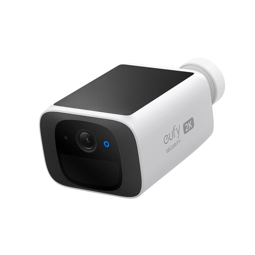 eufy Security SoloCam S220, Solar Security Camera, Wireless Security Camera Outdoor, 2K Resolution, Continuous Power, Built-in 8GB, No Subscription, HomeBase 3 Compatible, for Outdoor Surveillance