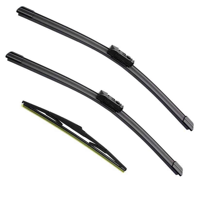 3 Factory Wiper Blade Replacement for 2025 2024 2023 2022 2021 2020 2019 2018 2017 Mazda CX-5 CX-9, Original Equipment Windshield Window Wiper Blades Set - 24"/18"/14"(Set of 3) Top Lock