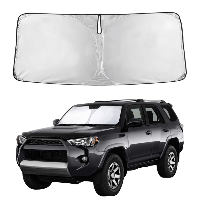 EcoNour Windshield Sunshade for Toyota 4Runner 2010-2023 2024 2025 2026 | SR5, Trail, TRD (Off-Road, Premium, Pro) Limited, Front Window Sun Shade Cover, UV Heat Blocker & Protector, Car Accessories
