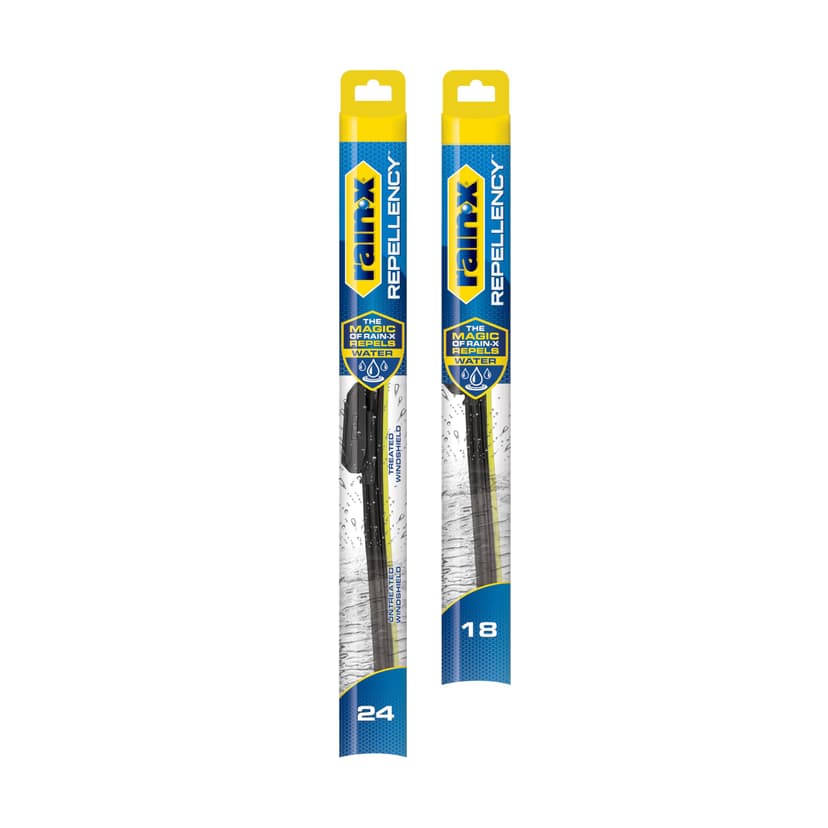 Rain-X 810349 Repellency Water Repellent Wiper Blades, 24" & 18" Windshield Wipers, All Weather Streak-Free for Enhanced Visibility w/Water Repellency Formula [Amazon Exclusive]