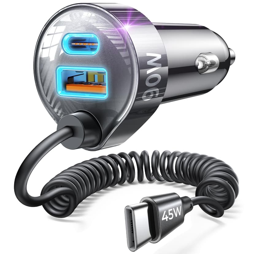 LISEN 90W for iPhone 17 16 15 Pro Max Car Charger USB C Fast Charge,Super Fast for iPhone 17 16 Car Charger USB C Adapter for iPhone 17e 16 15 Pro Max Plus Air,Samsung Galaxy S26 Ultra, Father Gifts