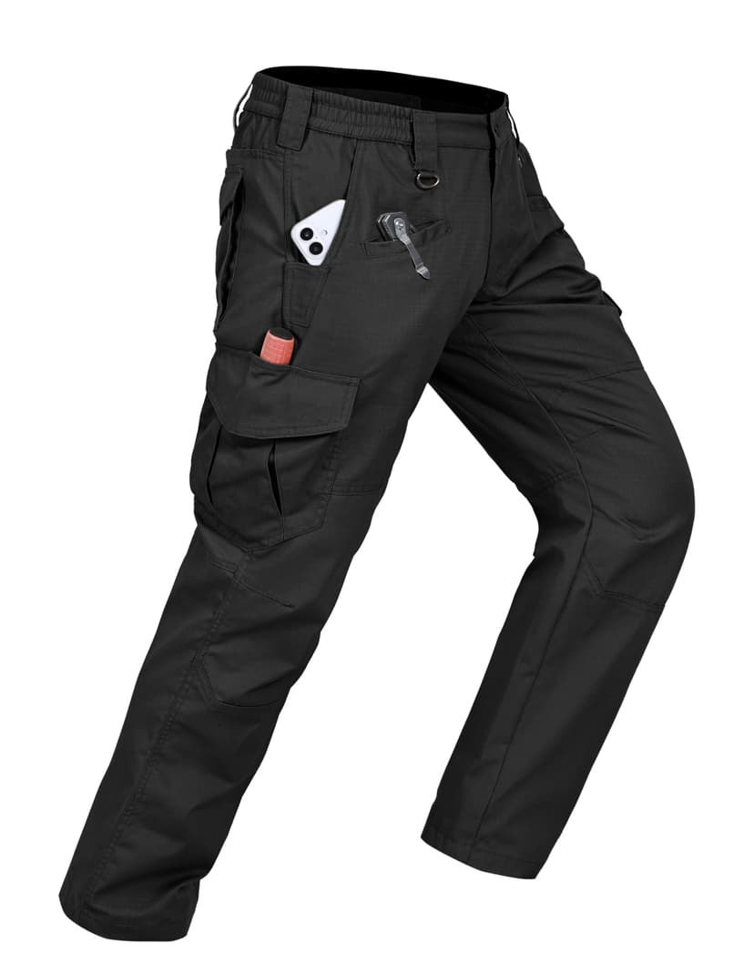 CNBQDD Mens Work Pants Cargo Tactical Construction for Men Ripstop Waterproof Lightweight Outdoor Hiking with Pockets