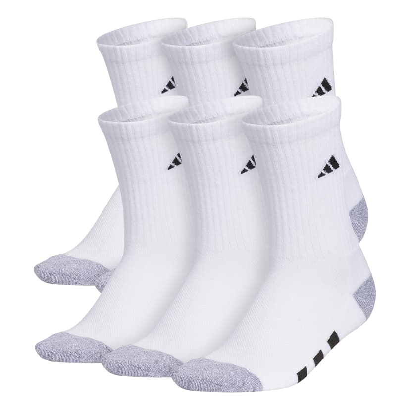 adidas Kids Athletic Cushioned 6-Pack Crew (Little Kid/Big Kid/Adult)