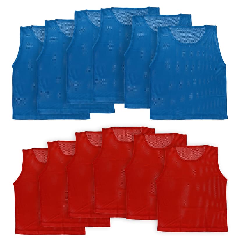 Athllete LITEMESH Pinnies (Set of 12/24 Practice Vests) Youth Pinnies, Pennies for Sports Youth, and Scrimmage Vests