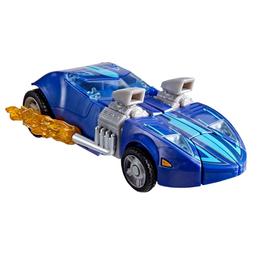 Transformers Collaborative Hot Wheels x Twin Mill, Deluxe Class 5-Inch Robot Action Figure Converts to Racecar, Car Toys for Ages 8+